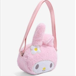 BNWT Loungefly My Melody Sherpa Crossbody Mini Bag